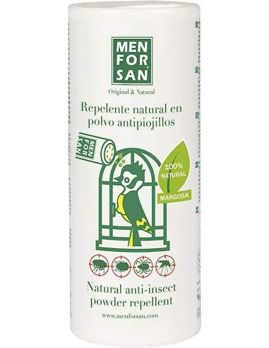 REPELENTE NATURAL POLVO ANTIPIOJILLOS AVES 250 GR (CAJA 14UD)