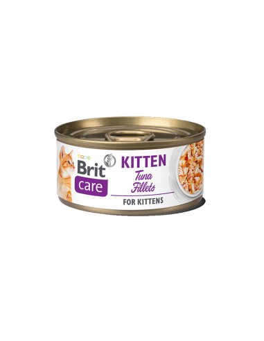 BRIT CARE CAT KITTEN TUNA FILLETS 70GR