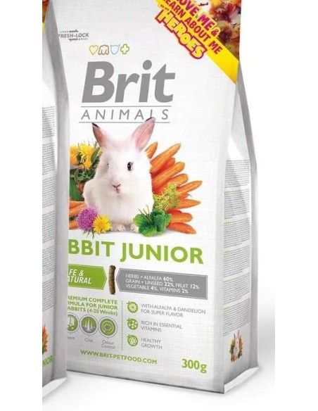 BRIT ANIMALS RABBIT JUNIOR COMPLETE  300 G