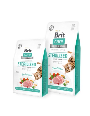 BRIT CARE CAT GF STERILIZED URINARY 7KG