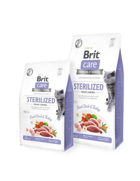 BRIT CARE CAT GF STERILIZED WEIGHT CONTROL 7KG