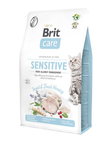 BRIT CARE CAT GF INSECT FOOD 7KG