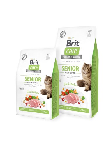 BRIT CARE CAT GF SENIOR WEIGHT CONTROL 7KG