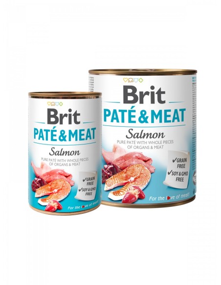 BRIT PATE & MEAT SALMON 400 GR