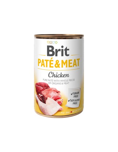 BRIT PATE & MEAT CHICKEN 400 GR