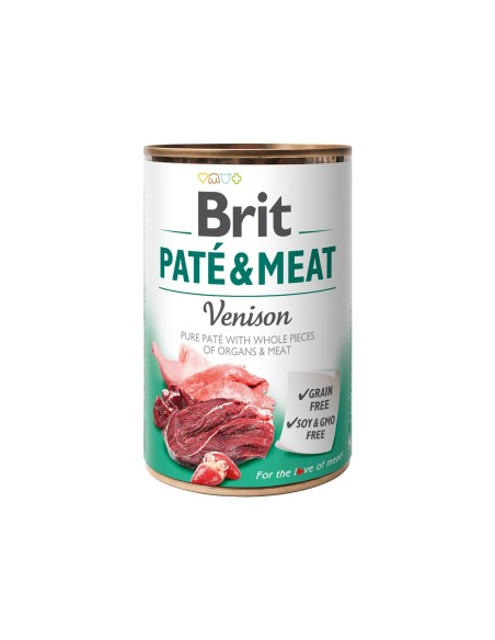 BRIT PATE & MEAT VENISON 400 GR