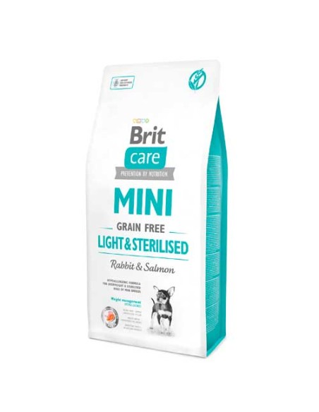 BRIT CARE MINI GRAIN FREE LIGHT & STERILISED 400G