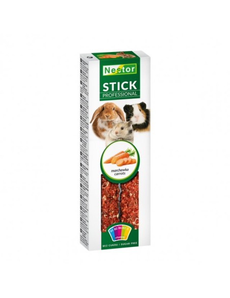 NESTOR STICK PROFESSIONAL ZANAHORIA CONEJOS Y ROED. 115G