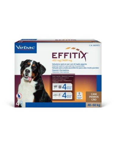 EFFITIX 24 PIPETAS XL 40-60 KG