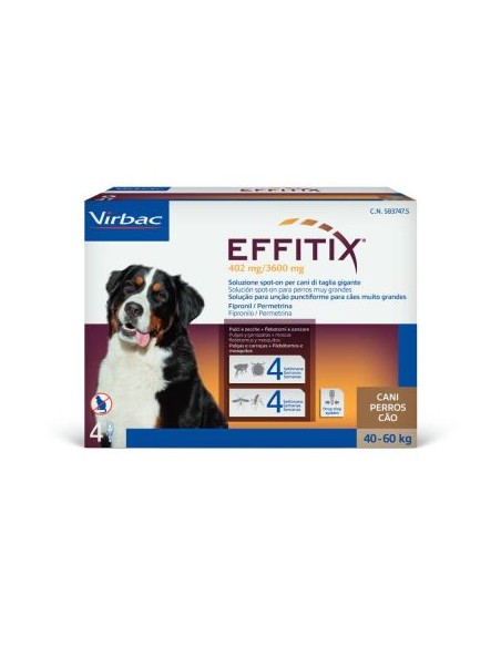 EFFITIX 24 PIPETAS XL 40-60 KG