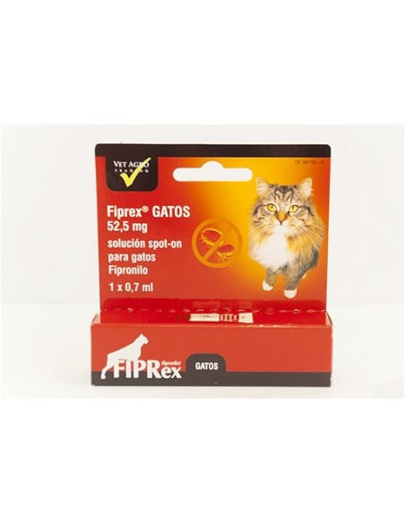 FIPREX GATOS  12*0.7 ml/52.5mg