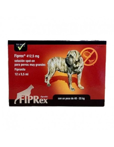 FIPREX PERRO XL 12*5.5 ml/412.5mg