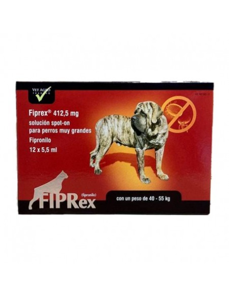 FIPREX PERRO XL 12*5.5 ml/412.5mg