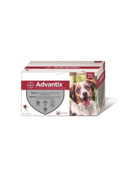 ADVANTIX 10-25 kg (24*2.5 ml) ENV. CLIN.