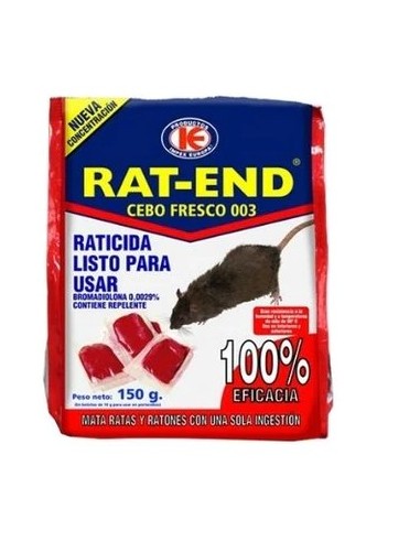 RAT-END CEBO FRESCO 003 BOLSA 150 GR