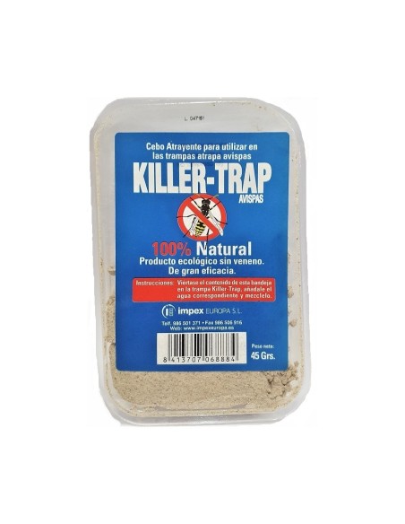 RECAMBIOS KILLER TRAP AVISPAS BANDEJA 45G