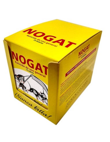 NOGAT RATICIDA 10GR./  (CAJA 15 UNID)