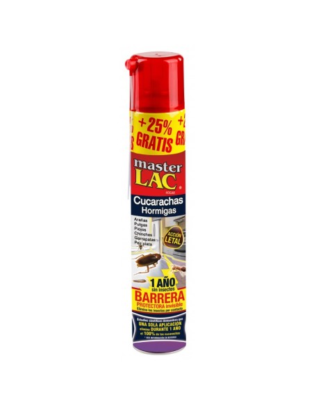 MASTERLAC CUCARACHAS HOGAR AEROSOL 600 ML