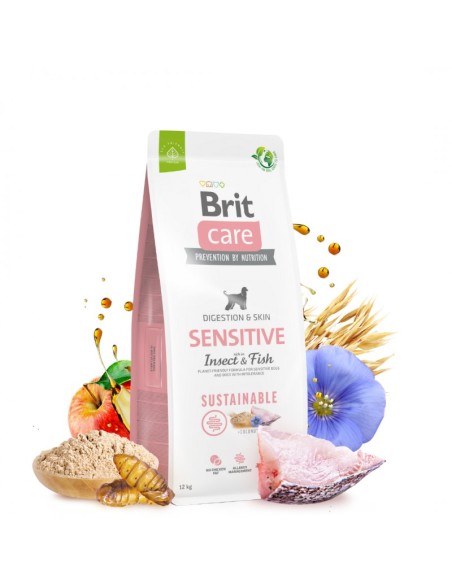 BRIT CARE SUSTAINABLE SENSITIVE INSECT 12KG