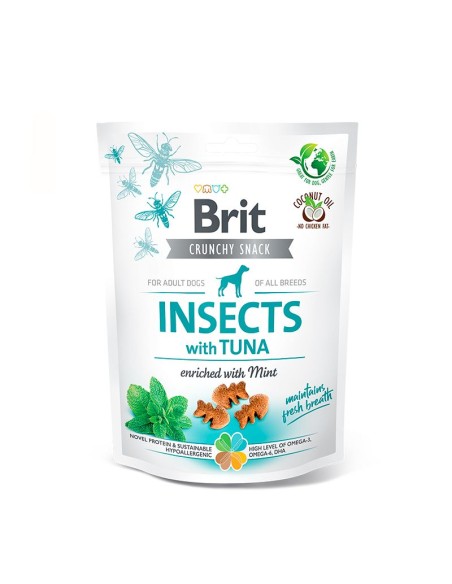 BRIT CARE CRUNCHY CRACKER INSECT TUNA MINT 200GR