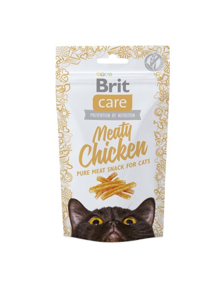 BRIT CARE CAT SNACK MEATY CHICKEN 50 GR