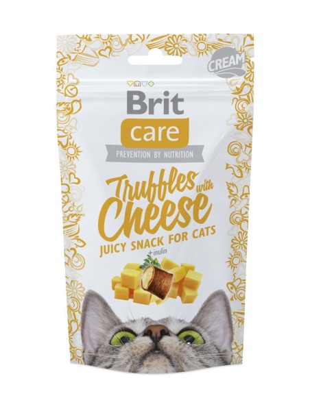 BRIT CARE CAT SNACK TRUFFLES CHEESE 50 GR