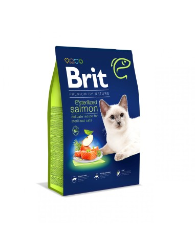 BRIT PREMIUM CAT BN STERILISED SALMON 1,5 KG