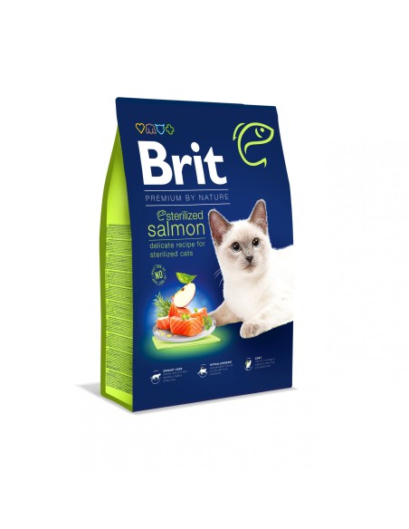 BRIT PREMIUM CAT BN STERILISED SALMON 1,5 KG