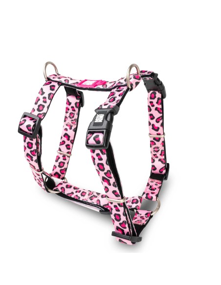 M&M ARNES H Leopard Pink M (2.0 cm. x 36-48/54-69 cm.) Hasta 27 Kg.