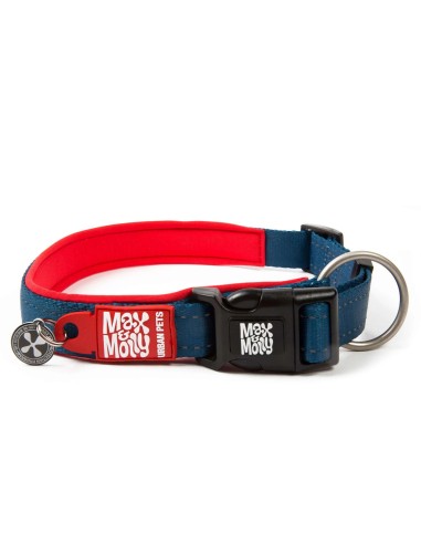 M&M COLLAR ID/SMART MATRIX L (2.5 cm. x 39/62 cm.) Rojo