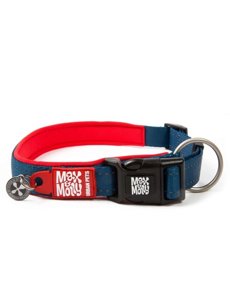 M&M COLLAR ID/SMART MATRIX L (2.5 cm. x 39/62 cm.) Rojo