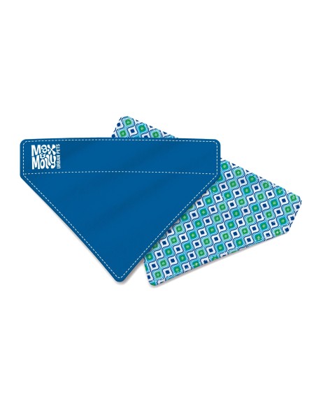 M&M BANDANA Retro Blue L 17 cm