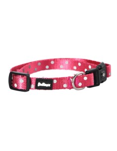 BBX COLLAR ANIMAL PRINT 25MM 40/65CM L FUCSIA