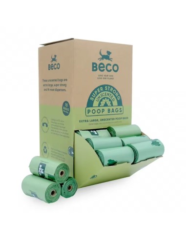 BECO EXPOSITOR DESOBREMESA 100% RECICLADO (64 ROLLOS X 15 BOLSAS)