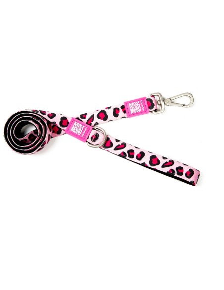 M&M CORREA MULTI Leopard Pink L (2.5 cm. x 200 cm.)