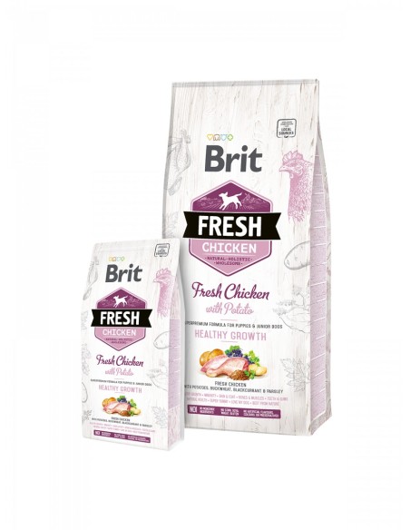 BRIT FRESH CHICKEN & POTATO PUPPY 12KG