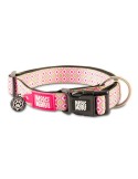 M&M COLLAR ID/SMART Retro Pink S (1.5 cm. x 28/45 cm.)
