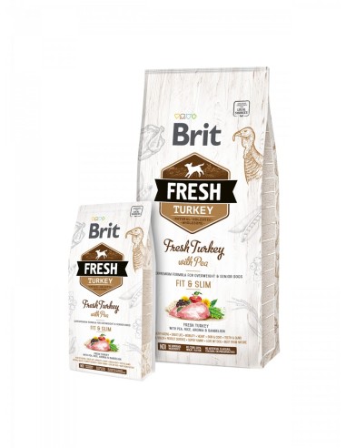 BRIT FRESH TURKEY & PEA LIGHT FIT 12KG