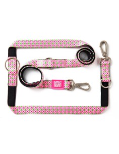 M&M CORREA MULTI Retro Pink L (2.5 cm. x 200 cm.)