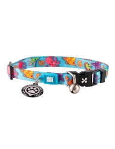 M&M COLLAR CAT Blue Ocean (1.0 cm. x 22x35 cm.)