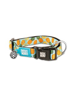 M&M COLLAR ID/SMART Sweet Pineapple M (2.0 cm. x 34/55 cm.)