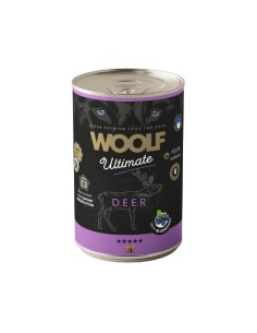 WOOLF ULTIMATE HÚMEDO PERRO - CIERVO 400gr
