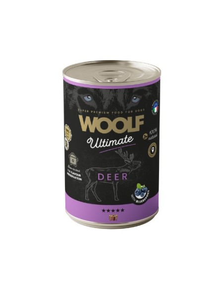 Woolf Ultimate Húmedo Perro - Ciervo 400gr