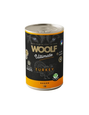 Woolf Ultimate Húmedo Perro - Pavo 400gr