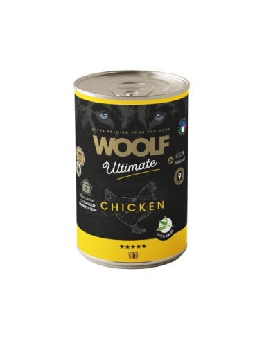 Woolf Ultimate Húmedo Perro - Pollo 400gr