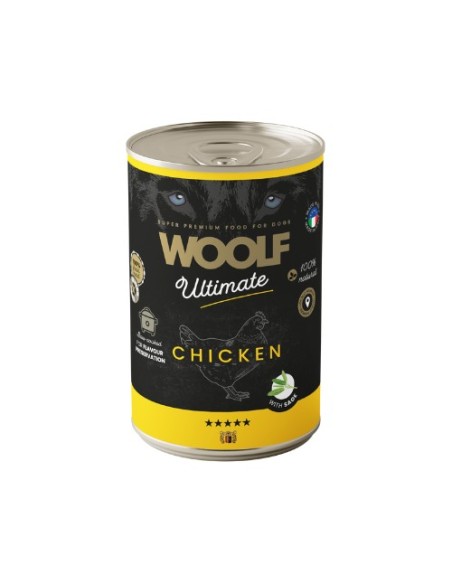 Woolf Ultimate Húmedo Perro - Pollo 400gr