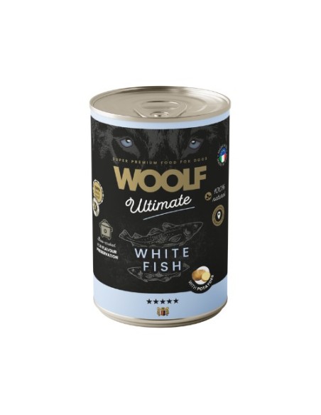 Woolf Ultimate Húmedo Perro - Pescado Blanco 400gr