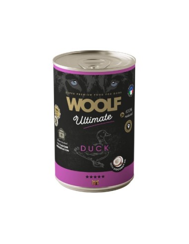 Woolf Ultimate Húmedo Perro - Pato 400gr