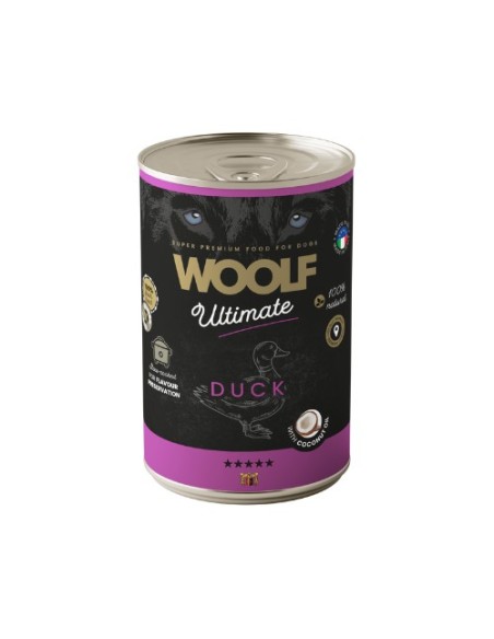 Woolf Ultimate Húmedo Perro - Pato 400gr