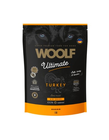 WOOLF ULTIMATE PERRO SEMIHÚMEDO PAVO 1KG